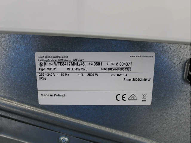 Bosch maxx 7 varioperfect wasmachines & bosch serie|4 wasdrogers - afbeelding 8 van  8
