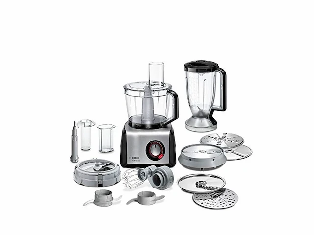 Bosch mc812m865 keukenmachine 3,9 l zwartroestvrij staal 1250 w kunststof - afbeelding 1 van  6