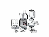 Bosch mc812m865 keukenmachine 3,9 l zwartroestvrij staal 1250 w kunststof - afbeelding 1 van  6