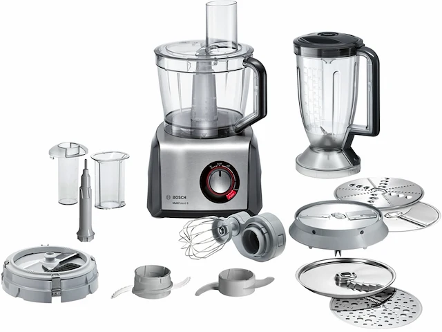 Bosch mc812m865 keukenmachine 3,9 l zwartroestvrij staal 1250 w kunststof - afbeelding 2 van  6