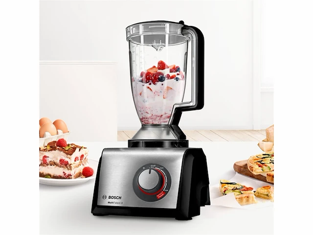 Bosch mc812m865 keukenmachine 3,9 l zwartroestvrij staal 1250 w kunststof - afbeelding 3 van  6
