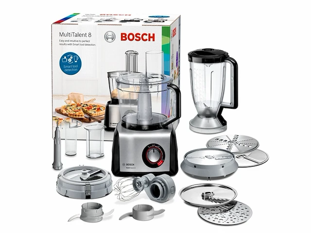 Bosch mc812m865 keukenmachine 3,9 l zwartroestvrij staal 1250 w kunststof - afbeelding 4 van  6