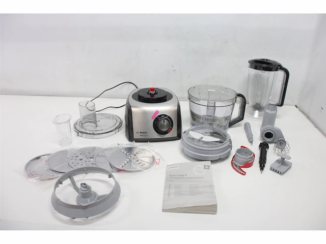 Bosch mc812m865 keukenmachine 3,9 l zwartroestvrij staal 1250 w kunststof - afbeelding 5 van  6