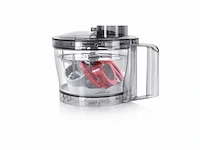 Bosch mcm3100w compacte keukenmachine, 800 w, 2,3 l, smartstorage, wit-grijs - afbeelding 3 van  4