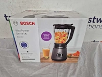 Bosch mmb6177s vitapower serie 4 - blender - zilver - 1200w - togo bottle 0,6 l, kunststof hakmolen - afbeelding 2 van  2