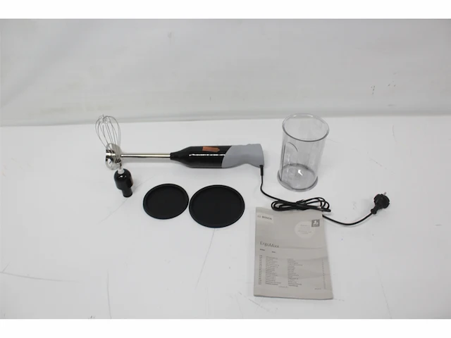 Bosch msm67160 ergomixx staafmixerset zwart rvs - afbeelding 2 van  3