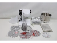 Bosch mum48cr1 keukenmachine mum4 600 watt, 3,9 liter,roestvrijstalen mengkom wit - afbeelding 3 van  3