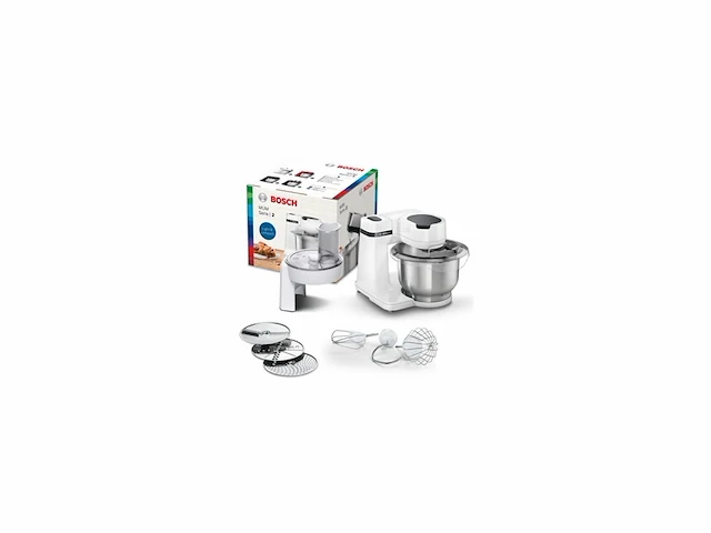 Bosch mums2ew01 keukenmachine 700w 3 8l 3 snijschijven wit - afbeelding 2 van  6