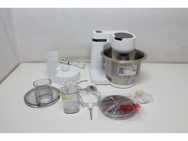 Bosch mums2ew01 keukenmachine 700w 3 8l 3 snijschijven wit - afbeelding 6 van  6