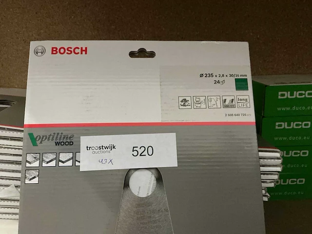 Bosch optiline wood 235mm zaagblad (43x) - afbeelding 4 van  4