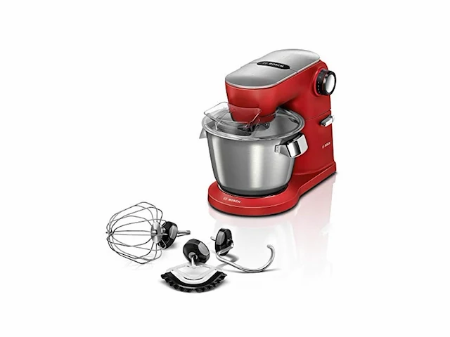 Bosch optimum mum9a66r00 keukenmachine 1600 watt rood - afbeelding 1 van  6