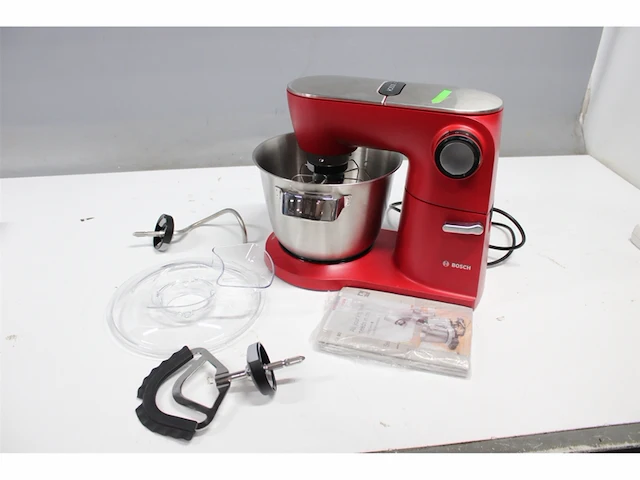 Bosch optimum mum9a66r00 keukenmachine 1600 watt rood - afbeelding 5 van  6