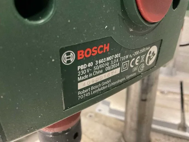 Bosch pbd 40 tafelboormachine - afbeelding 5 van  5