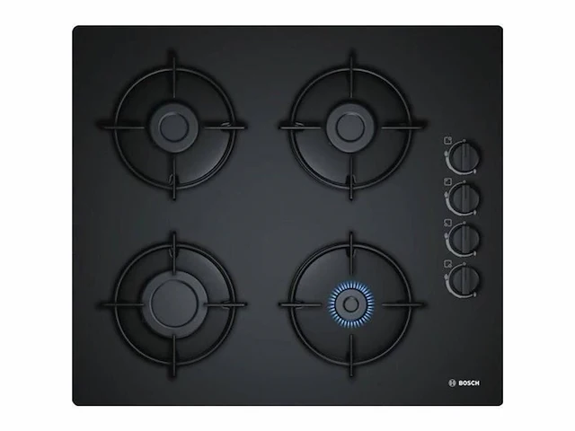 Bosch pop6b6b10 gaskookplaat zwart - afbeelding 1 van  5