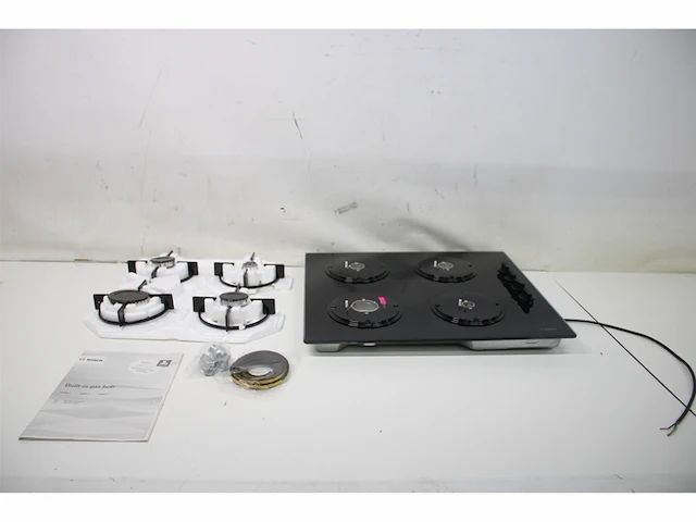 Bosch pop6b6b10 gaskookplaat zwart - afbeelding 4 van  5
