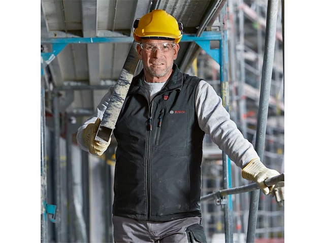 Bosch professional 06188000g4 verwarmde bodywarmer ghv 12+18v xa maat: s zwart - afbeelding 4 van  4