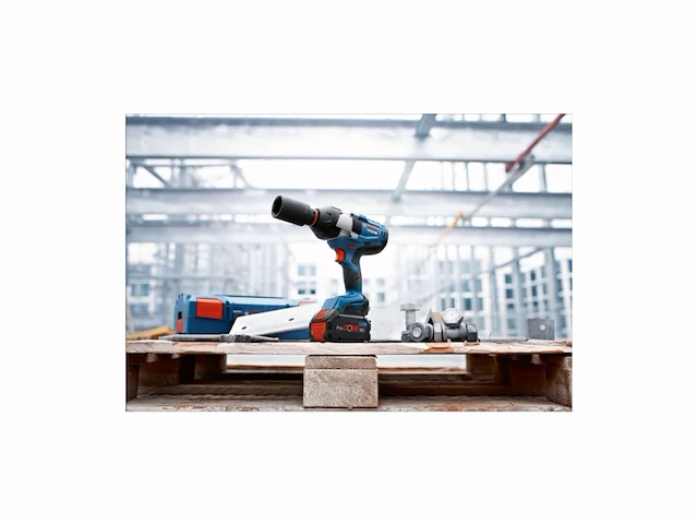 Bosch professional gds 18v-1050 hc slagmoeraanzetter 3/4 zonder 18v accu en lader in l-boxx koffer - afbeelding 2 van  3