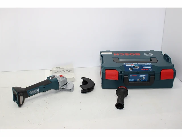 Bosch professional gwx 18v-10 sc accu haakse slijper 125mm x-lock 18v basic body in l-boxx - 06017b0400 - afbeelding 3 van  3