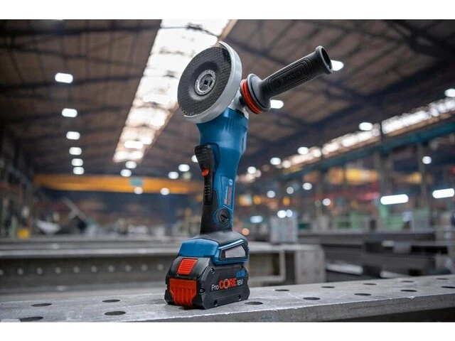 Bosch professional gwx 18v-15 psc accu haakse slijper 125mm - afbeelding 2 van  3