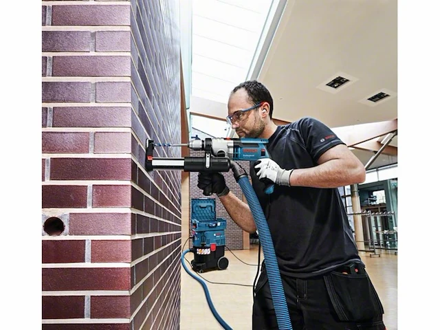Bosch professional stofafzuiger gde 16 cy compatibel met vele bosch klopboormachines - afbeelding 2 van  2