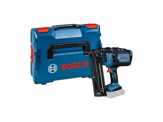 Bosch professional systeem gnh 18v64 accu spijkerpistool exclusief oplaadbare batterijen lader in lboxx 136 - afbeelding 1 van  3