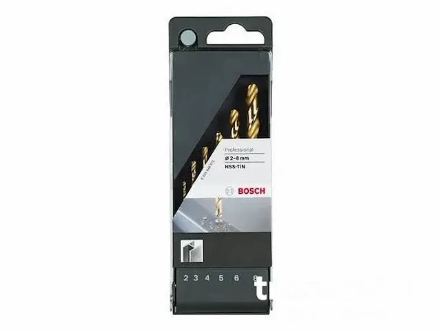 Bosch profiline metaalboor hss tin set 6delig - afbeelding 1 van  1