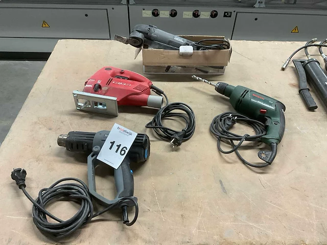 Bosch psb 600 re diverse gereedschappen - afbeelding 1 van  5