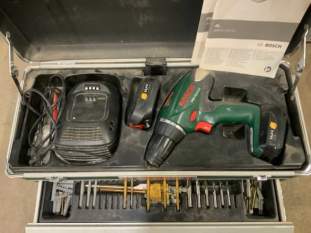 Bosch psr 14,4 li-2 accu boormachine - afbeelding 2 van  5