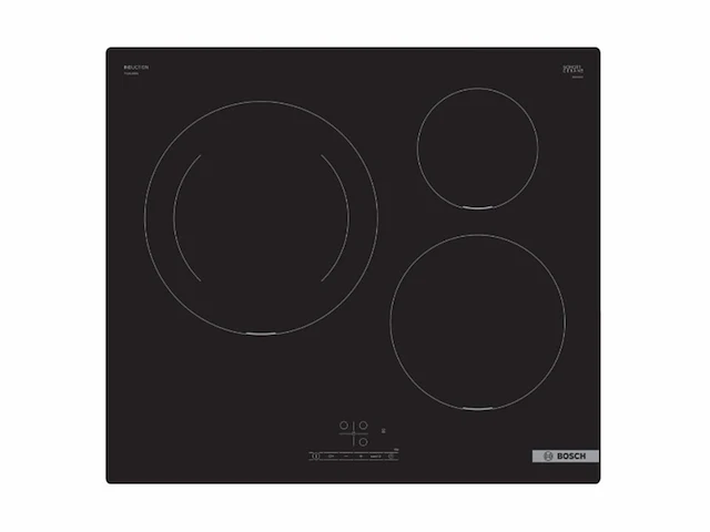 Bosch puj611bb5e serie 4 inductiekookplaat 3-pits 60 cm vermogen 4600 w zwart - afbeelding 1 van  3