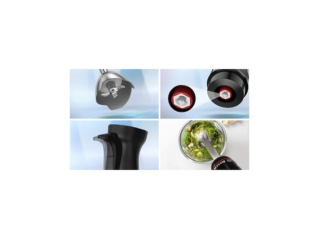 Bosch serie 4 msm4b620 ergomaster staafmixer 1000 w zwart - afbeelding 3 van  5