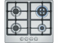 Bosch serie 4 pgh6b5b90 kookplaat rvs ingebouwd gas 4 zone(s) - afbeelding 1 van  6