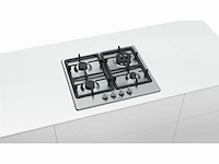 Bosch serie 4 pgh6b5b90 kookplaat rvs ingebouwd gas 4 zone(s) - afbeelding 2 van  6