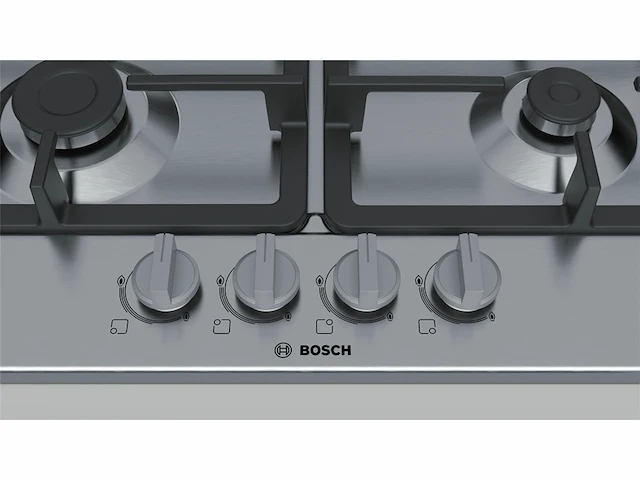 Bosch serie 4 pgh6b5b90 kookplaat rvs ingebouwd gas 4 zone(s) - afbeelding 3 van  6
