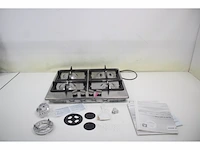 Bosch serie 4 pgh6b5b90 kookplaat rvs ingebouwd gas 4 zone(s) - afbeelding 5 van  6