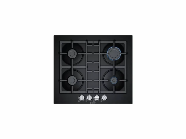 Bosch serie 4 pnp6b6b90 kookplaat zwart ingebouwd 60 cm gaskookplaat 4 zone(s) - afbeelding 2 van  5