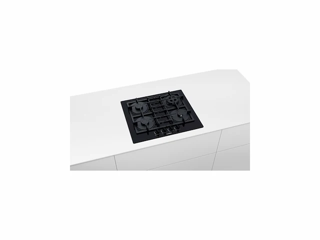 Bosch serie 4 pnp6b6b90 kookplaat zwart ingebouwd 60 cm gaskookplaat 4 zone(s) - afbeelding 3 van  5