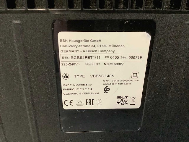 Bosch serie 4 pro animal bgb41pet1 stofzuiger - afbeelding 8 van  8