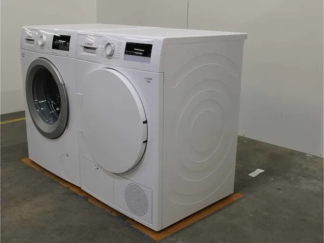 Bosch serie 6 varioperfect ecosilence drive wasmachine & bosch serie 4 droger - afbeelding 7 van  8