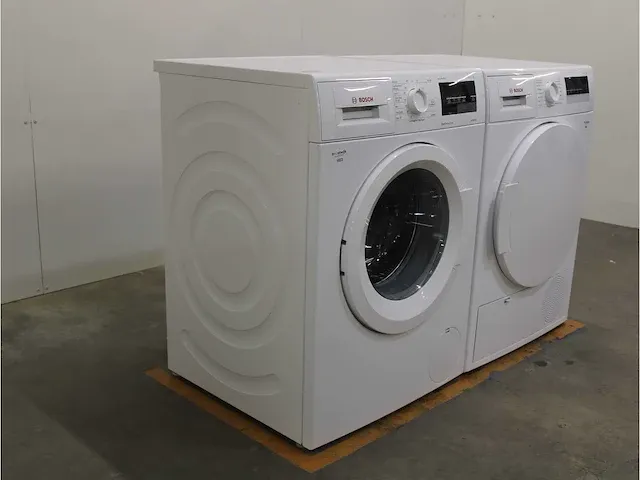 Bosch serie 6 varioperfect ecosilence drive wasmachine & bosch serie 4 droger - afbeelding 4 van  8