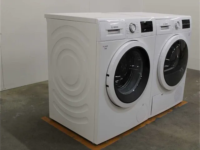 Bosch serie 6 varioperfect ecosilence drive wasmachine & bosch serie 6 droger - afbeelding 4 van  8