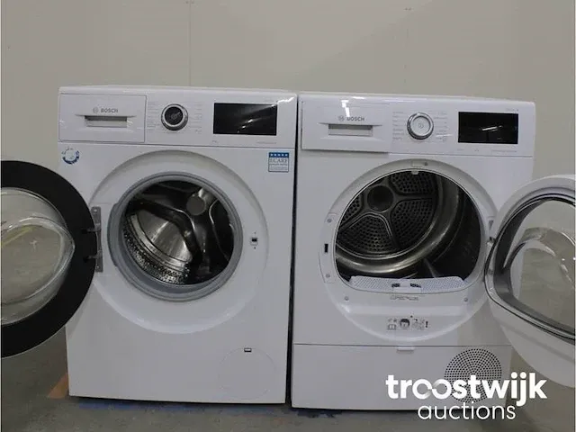 Bosch serie 6 wasmachine & bosch serie 6 selfcleaning condenser droger - afbeelding 2 van  8
