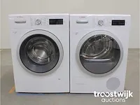 Bosch serie 8 activeocygen wasmachine & bosch serie 8 selfcleaning condenser droger