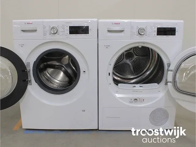 Bosch serie 8 activeocygen wasmachine & bosch serie 8 selfcleaning condenser droger - afbeelding 2 van  8