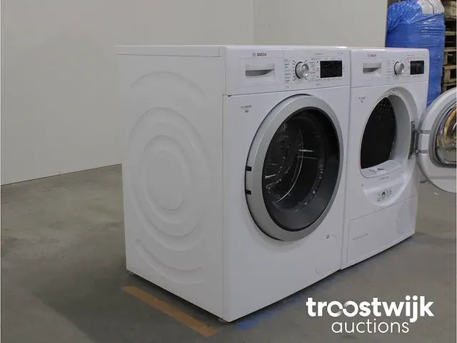 Bosch serie 8 activeocygen wasmachine & bosch serie 8 selfcleaning condenser droger - afbeelding 4 van  8