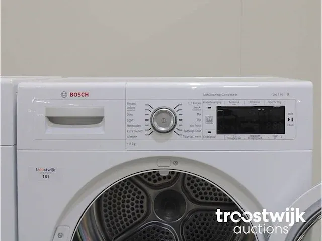 Bosch serie 8 activeocygen wasmachine & bosch serie 8 selfcleaning condenser droger - afbeelding 6 van  8