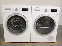 Bosch serie 8 i-dos wasmachine & bosch serie 8 selfcleaning condenser droger - afbeelding 1 van  8