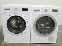 Bosch serie 8 varioperfect wasmachine & bosch homeprofessional selfcleaning condenser a++ droger - afbeelding 1 van  8