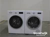 Bosch serie 8 varioperfect wasmachine & bosch homeprofessional selfcleaning condenser droger