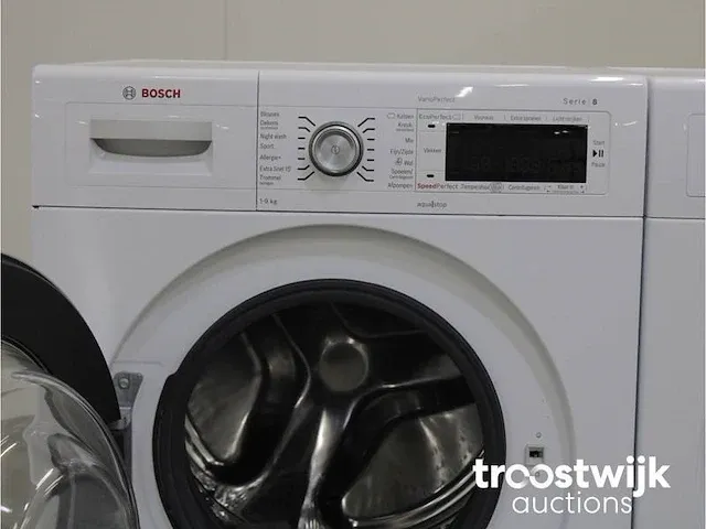 Bosch serie 8 varioperfect wasmachine & bosch homeprofessional selfcleaning condenser droger - afbeelding 3 van  8