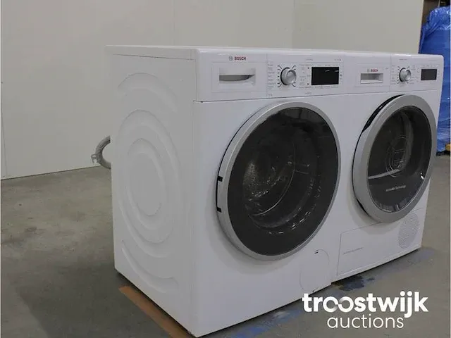 Bosch serie 8 varioperfect wasmachine & bosch homeprofessional selfcleaning condenser droger - afbeelding 4 van  8